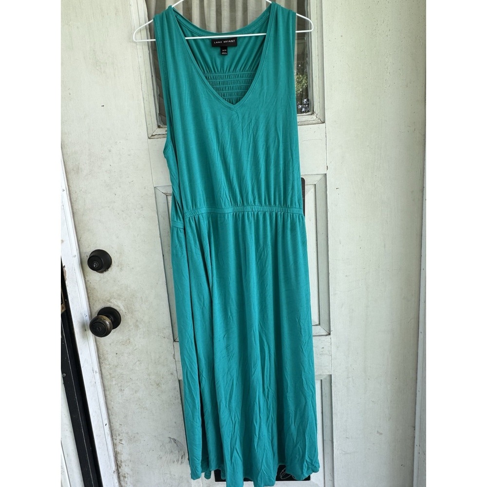Lane Bryant Tank Midi Dress 18/20 Sleeveless Racerback